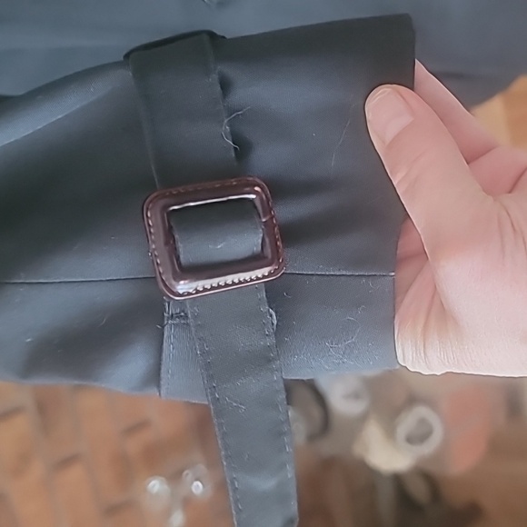 KUPPENHEIMER black trench coat wool lining size R44 belted rain and stain repell - Picture 4 of 15